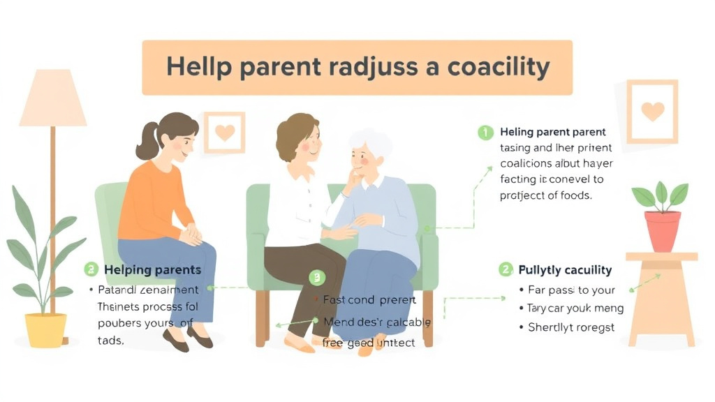 Real-world application diagram for helping Parent Adjust to Facility