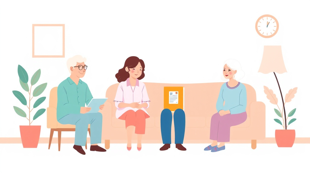 Educational graphic covering the essentials of home Health Agency Reviews How to Check