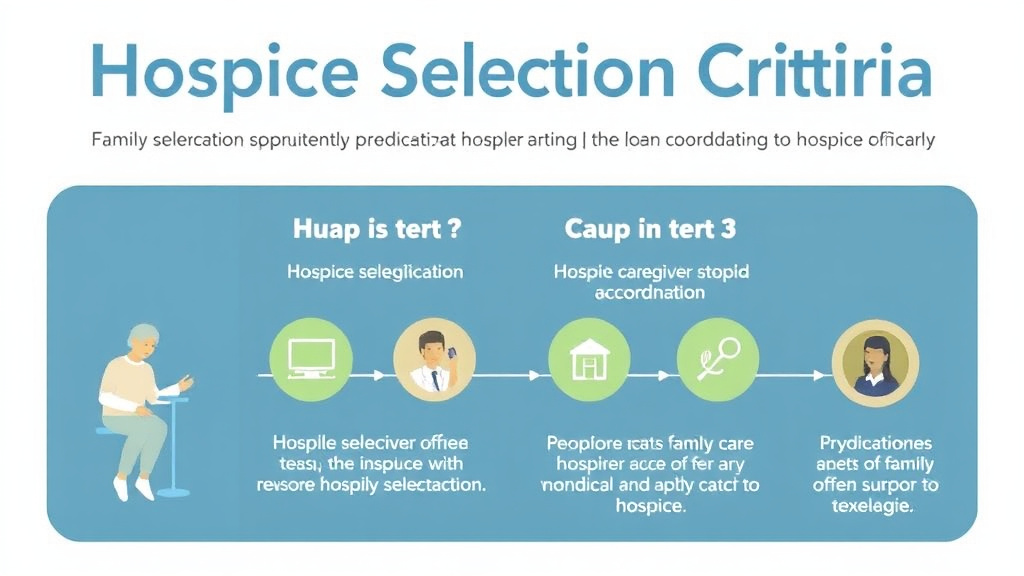 Real-world application diagram for hospice Selection Criteria