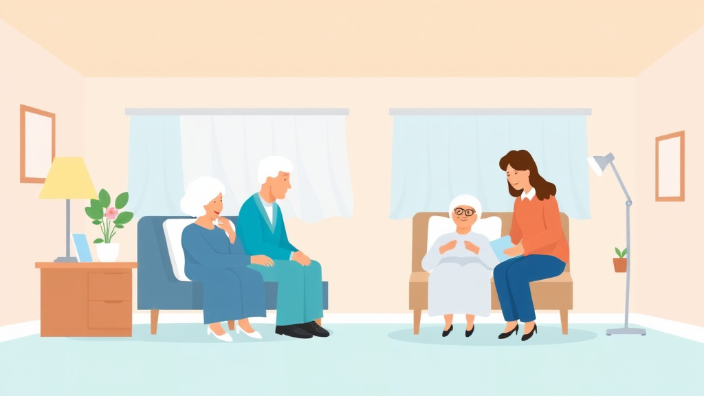 Conceptual diagram showing how inpatient Hospice Facility Guide works in practice