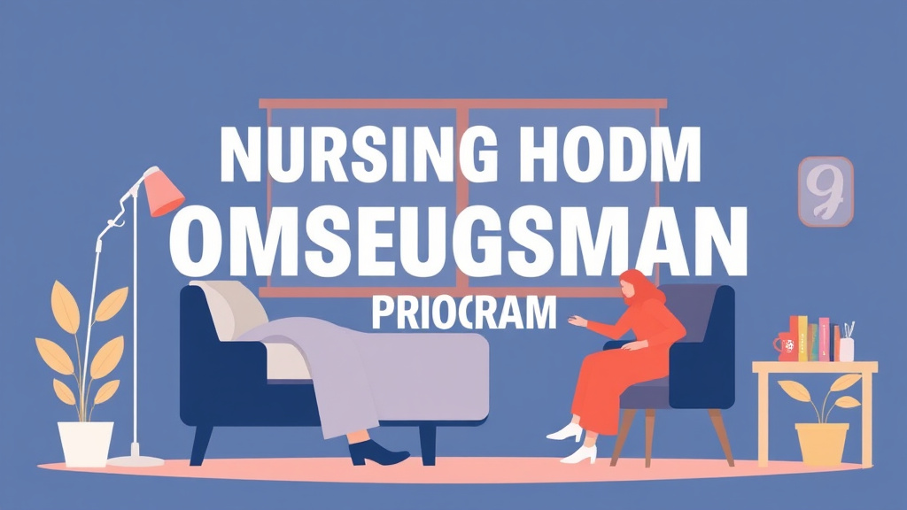 Conceptual diagram showing how nursing Home Ombudsman Program works in practice