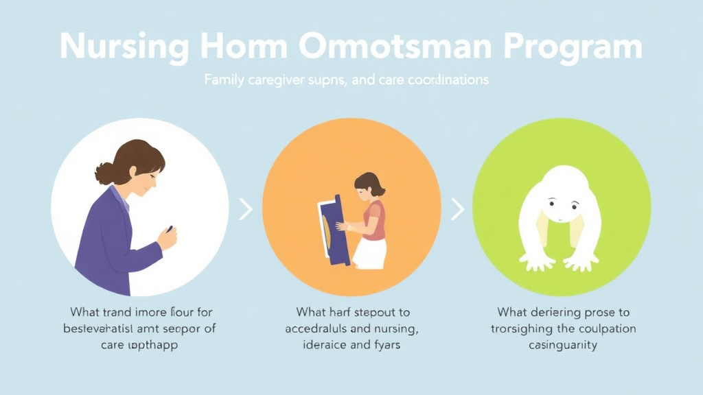 Step-by-step visual guide for implementing nursing Home Ombudsman Program