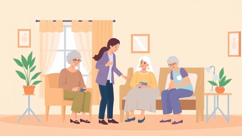 Educational graphic covering the essentials of nursing Home Transition Tips for Families