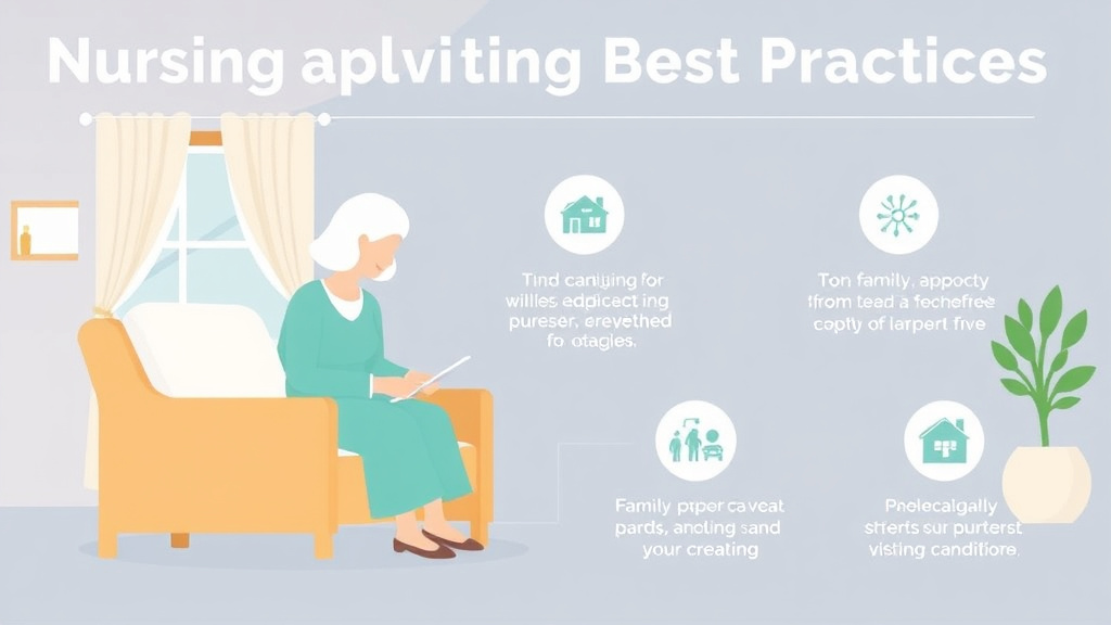 Practical checklist visual for nursing Home Visiting Best Practices