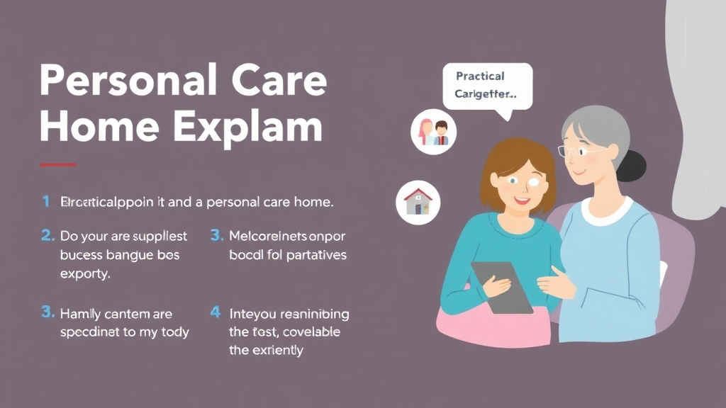 Step-by-step visual guide for implementing personal Care Home Explained