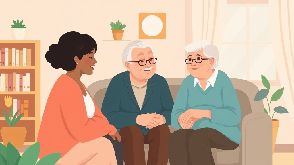 Visual overview of senior Cohousing Explained with key concepts highlighted