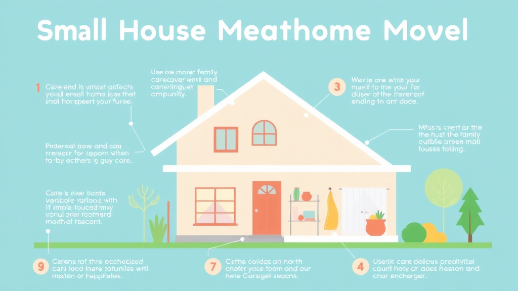 Action-oriented illustration showing how to apply small House Nursing Home Model