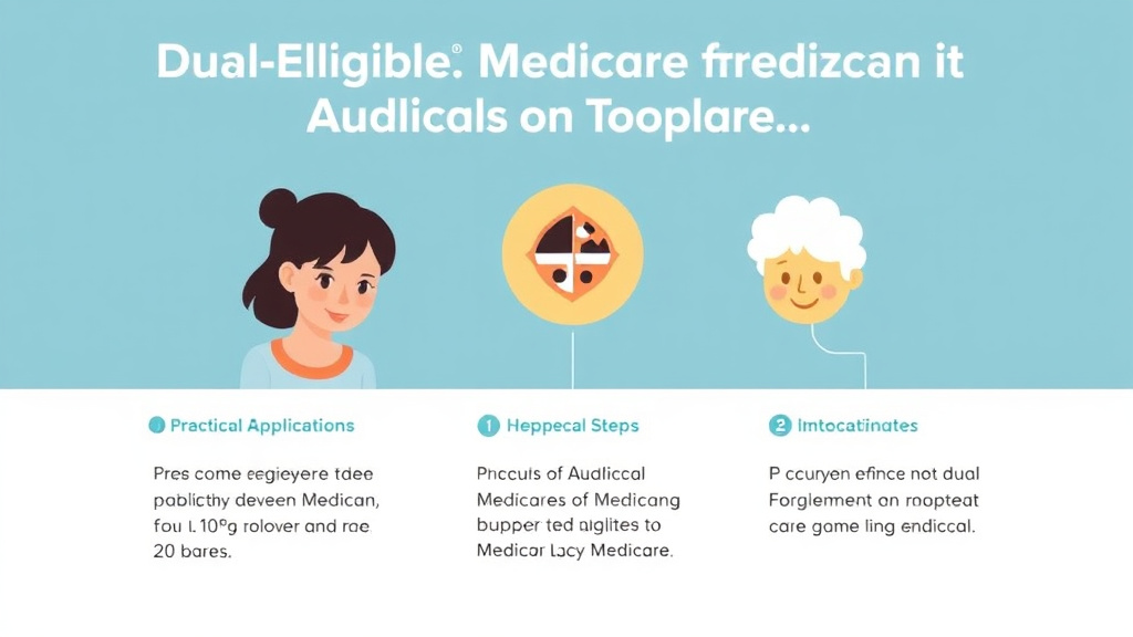 Practical checklist visual for dual Eligible Medicare Medicaid Benefits