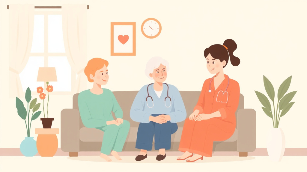 Conceptual diagram showing how how Much Does Home Health Aide Cost works in practice