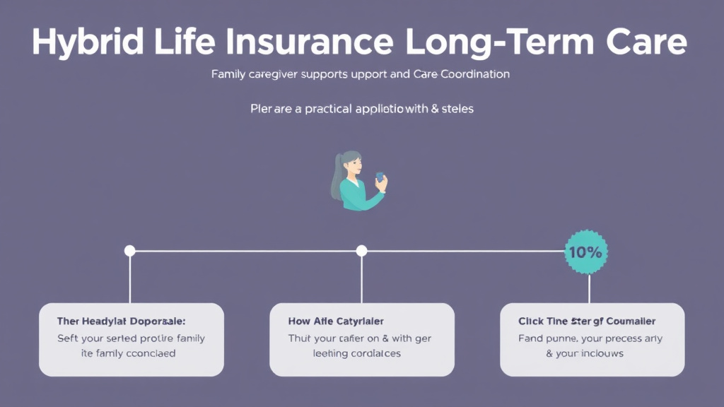 Real-world application diagram for hybrid Life Insurance Long Term Care