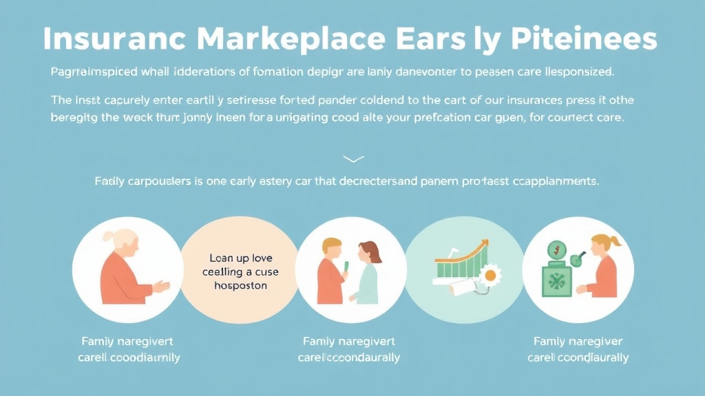 Action-oriented illustration showing how to apply insurance Marketplace for Early Retirees