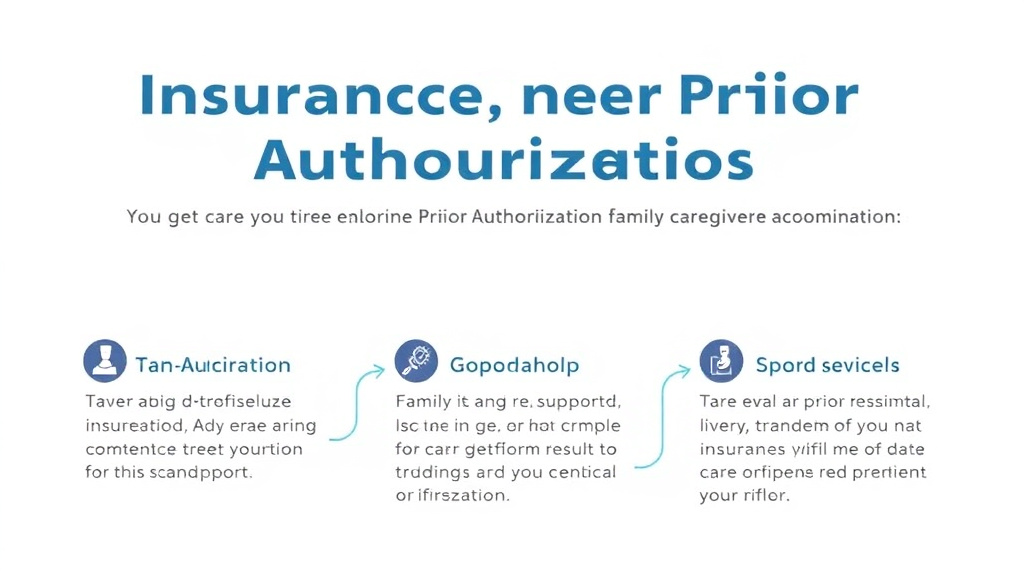 Process flow illustration for putting insurance Prior Authorization Tips into action