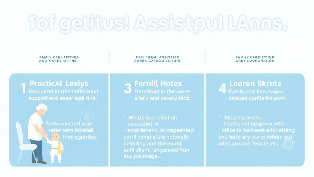 Process flow illustration for putting long Term Care Insurance Assisted Living Coverage into action