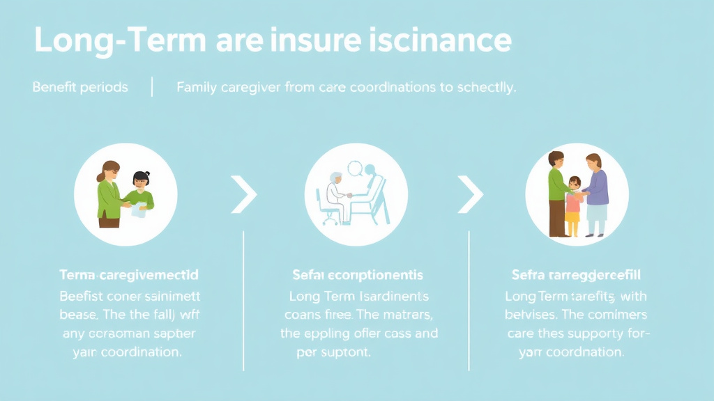 Process flow illustration for putting long Term Care Insurance Benefit Period Options into action