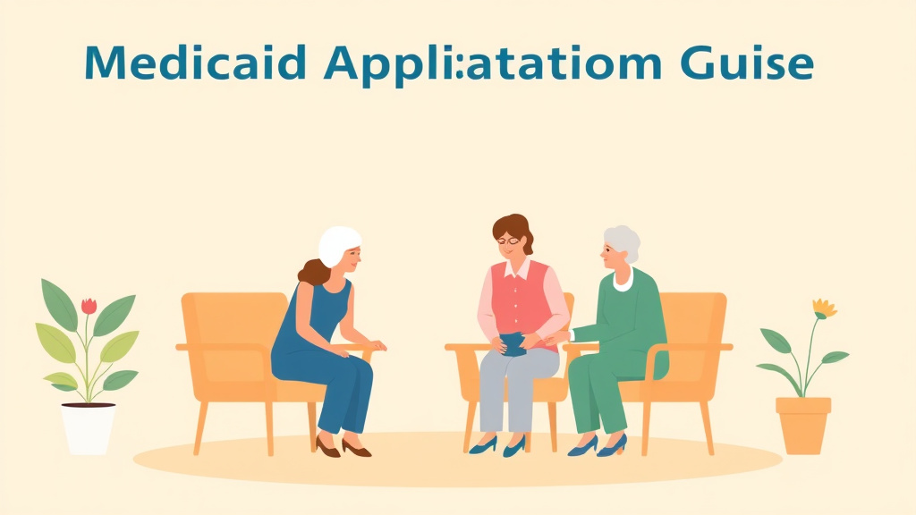 Illustration breaking down the fundamentals of medicaid Application Process Guide