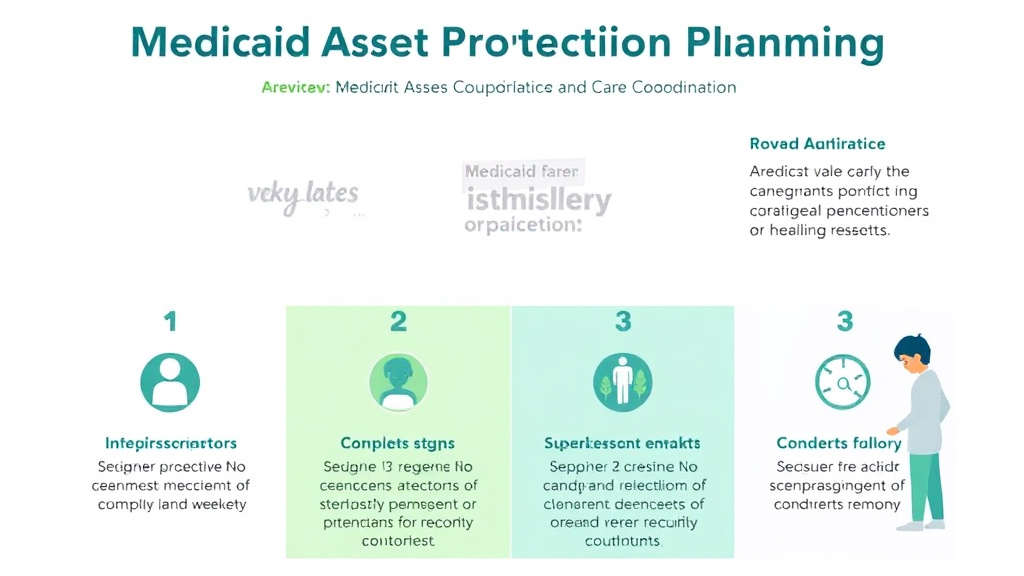 Action-oriented illustration showing how to apply medicaid Asset Protection Planning