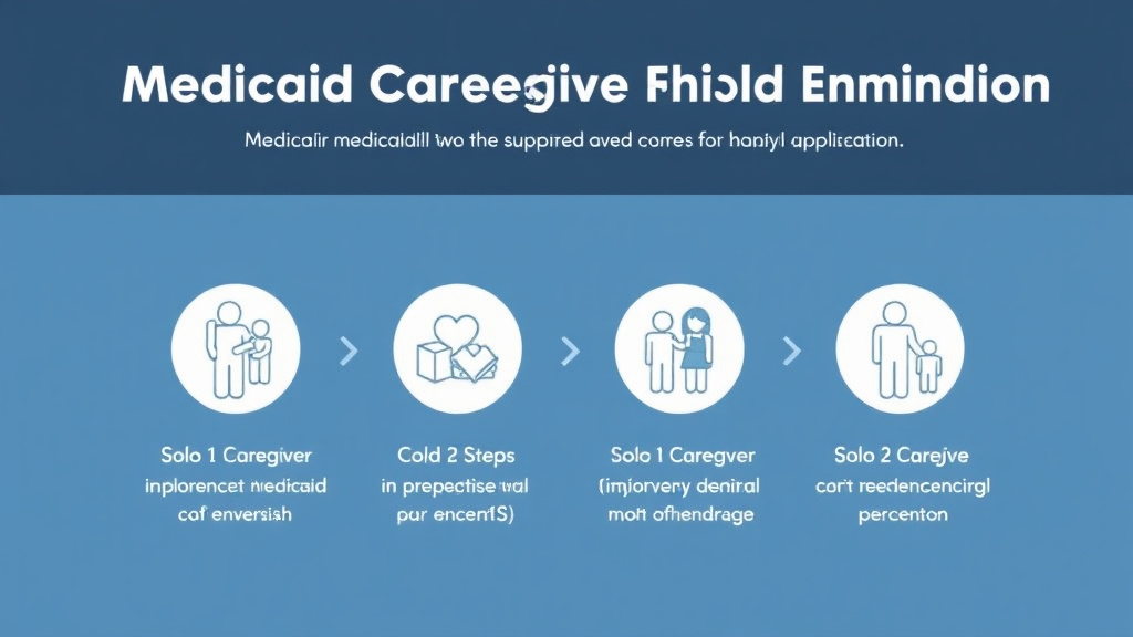 Process flow illustration for putting medicaid Caregiver Child Exemption into action