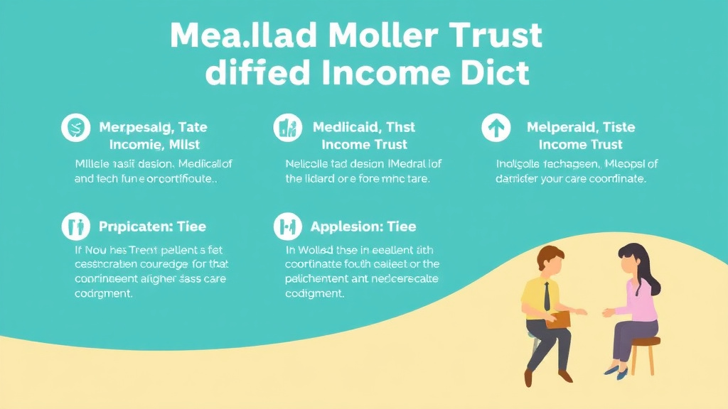 Action-oriented illustration showing how to apply medicaid Miller Trust Qualified Income Trust