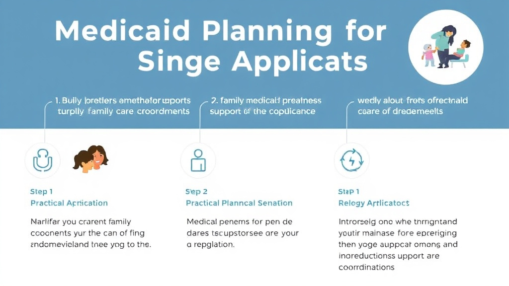 Real-world application diagram for medicaid Planning for Single Applicants