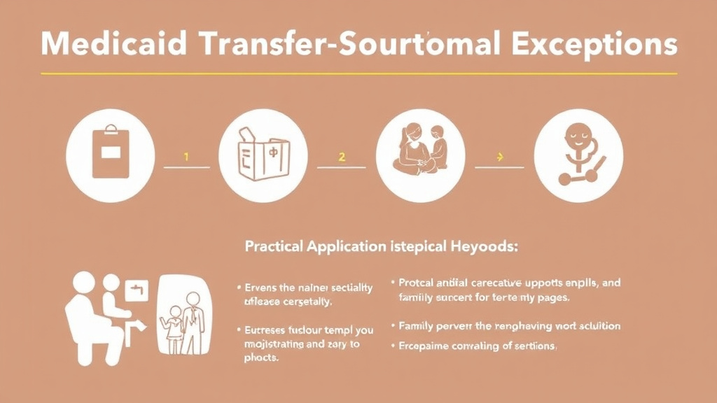 Real-world application diagram for medicaid Transfer Penalty Exceptions