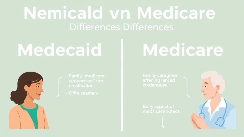 Action-oriented illustration showing how to apply medicaid vs. Medicare Differences Explained