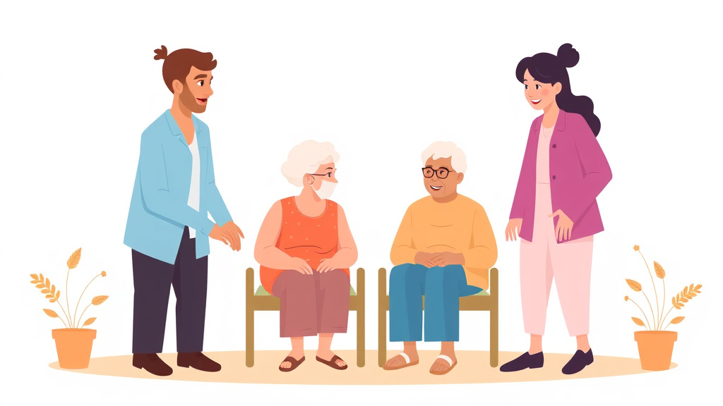 A professional illustration depicting medicaid Waiver Programs HCBS