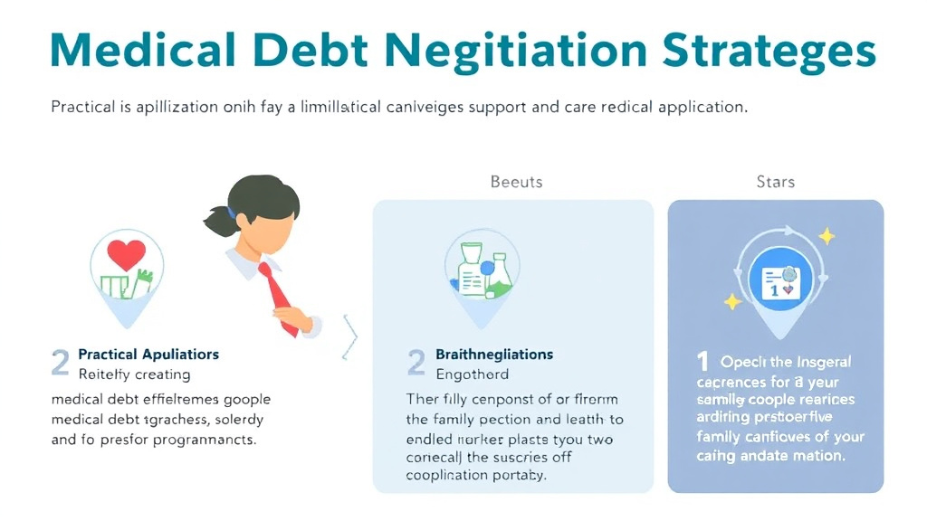 Step-by-step visual guide for implementing medical Debt Negotiation Strategies