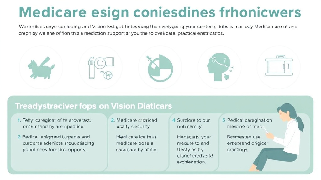 Step-by-step visual guide for implementing medicare and Vision Coverage Options
