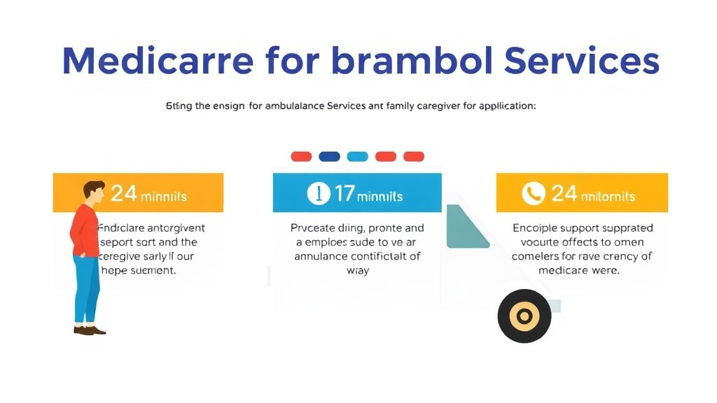 Process flow illustration for putting medicare Coverage for Ambulance Services into action