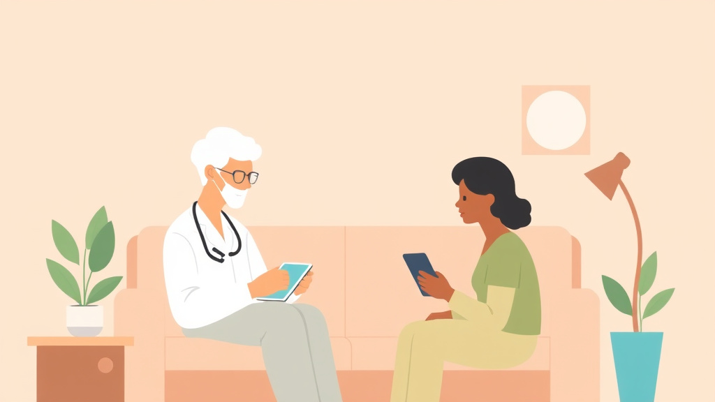 A professional illustration depicting medicare Coverage for Telehealth Visits