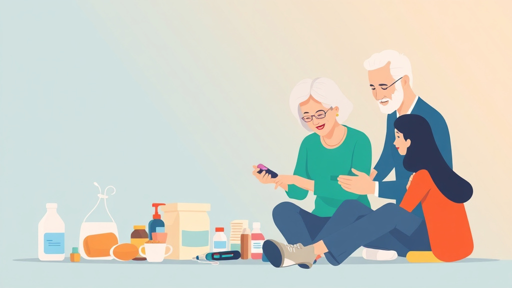 Educational graphic covering the essentials of medicare Diabetes Supplies Coverage