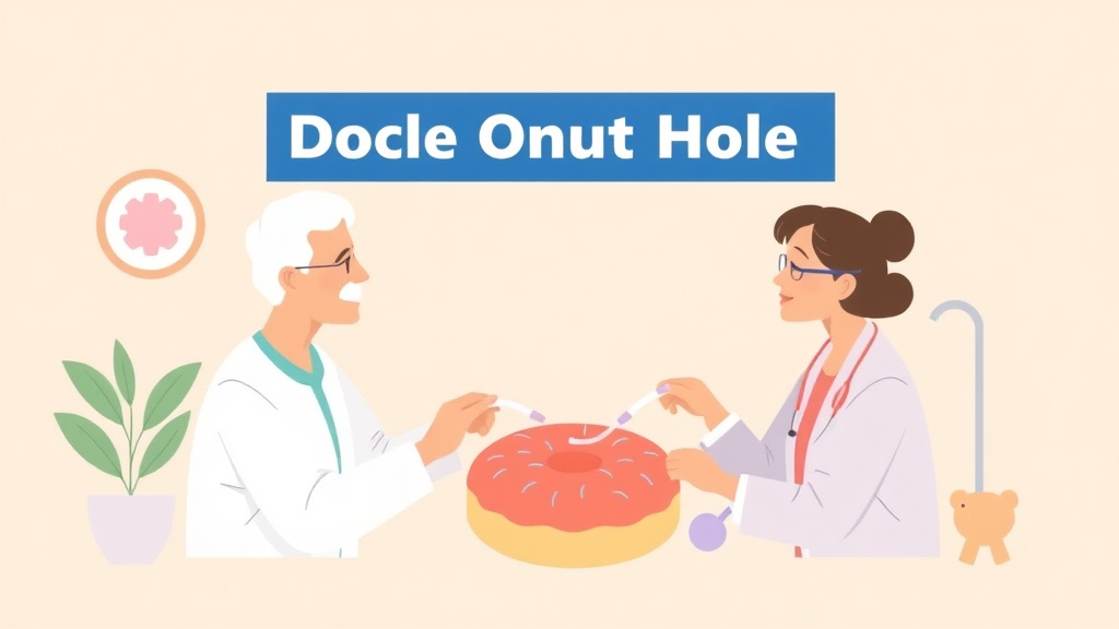 Visual overview of medicare Donut Hole Coverage Gap with key concepts highlighted