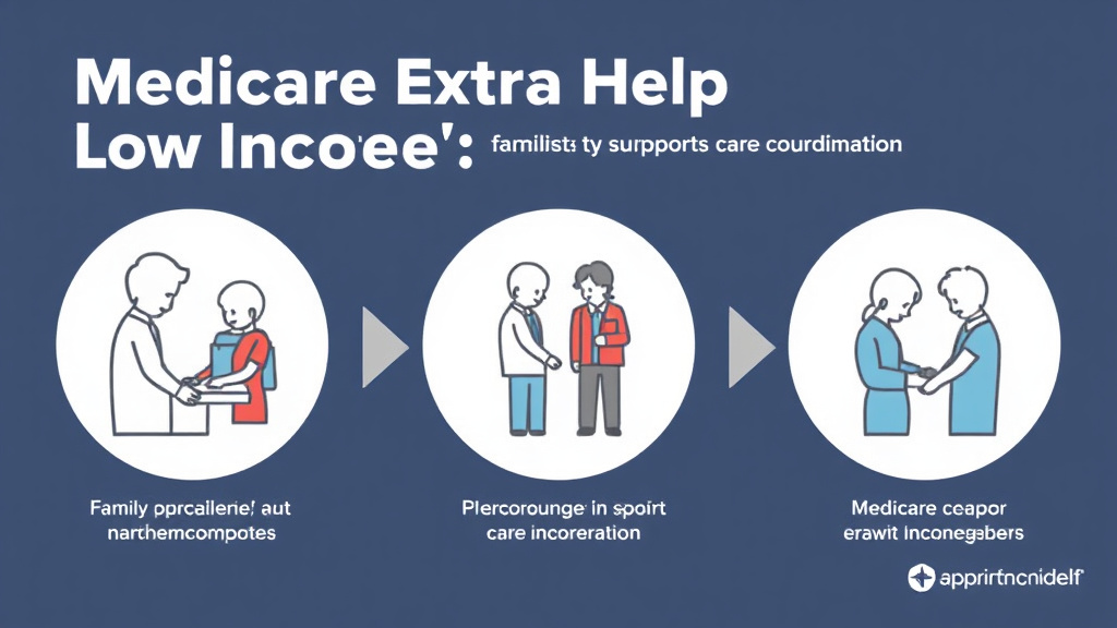 Step-by-step visual guide for implementing medicare Extra Help Low Income Subsidy