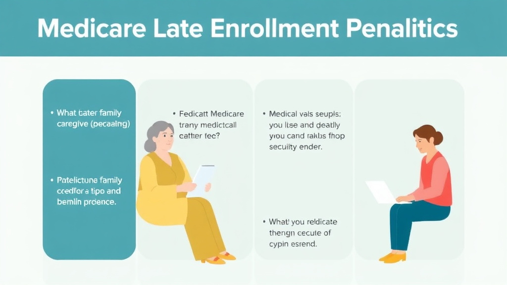 Practical checklist visual for medicare Late Enrollment Penalties