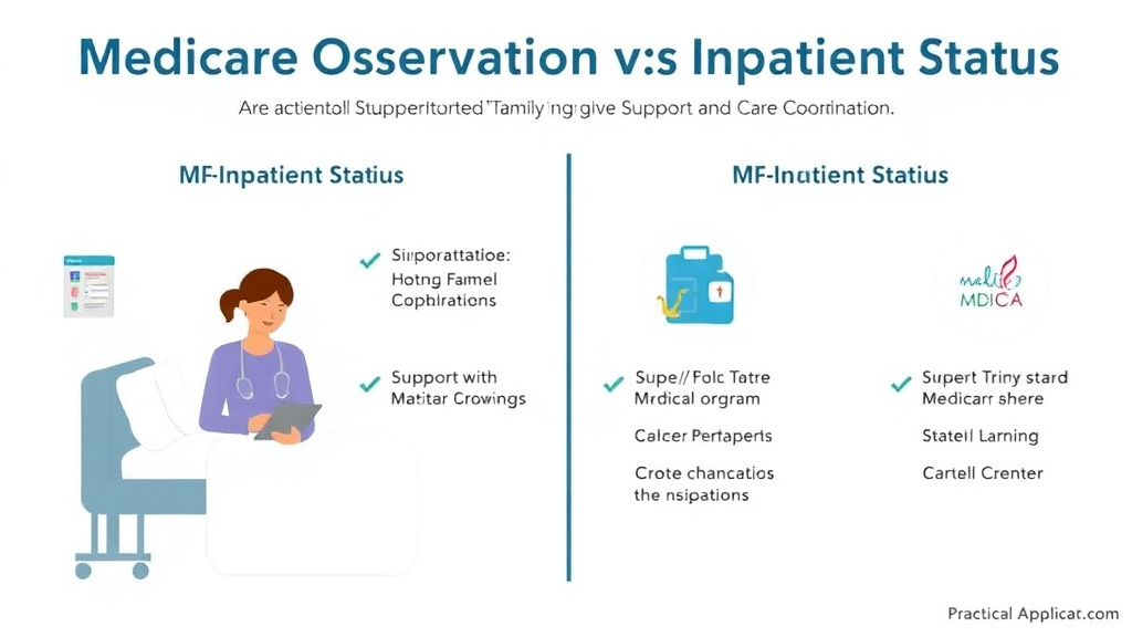 Step-by-step visual guide for implementing medicare Observation vs. Inpatient Status