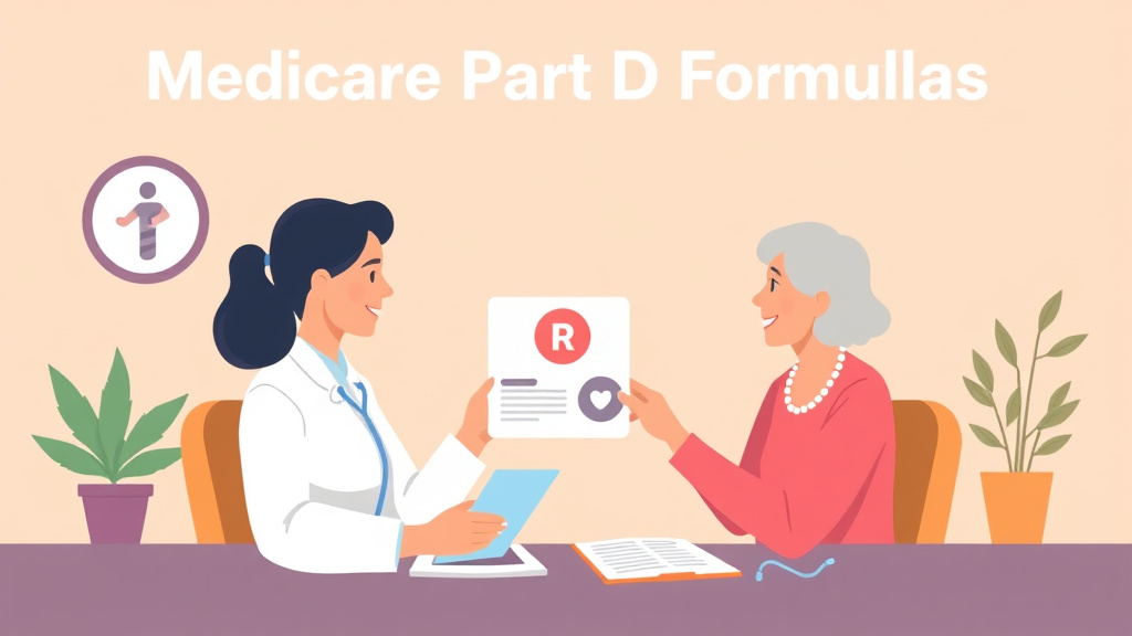 A professional illustration depicting medicare Part D Formulary Explained