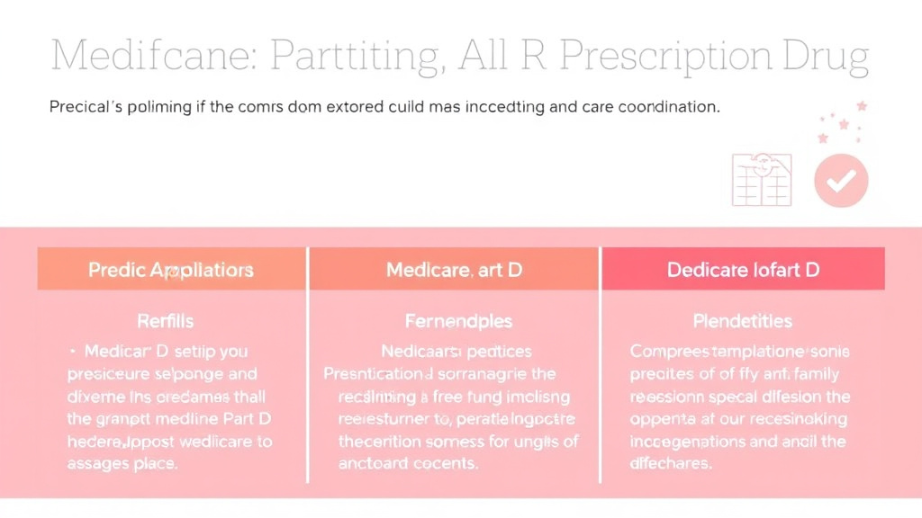 Step-by-step visual guide for implementing medicare Part D Prescription Drug Plans