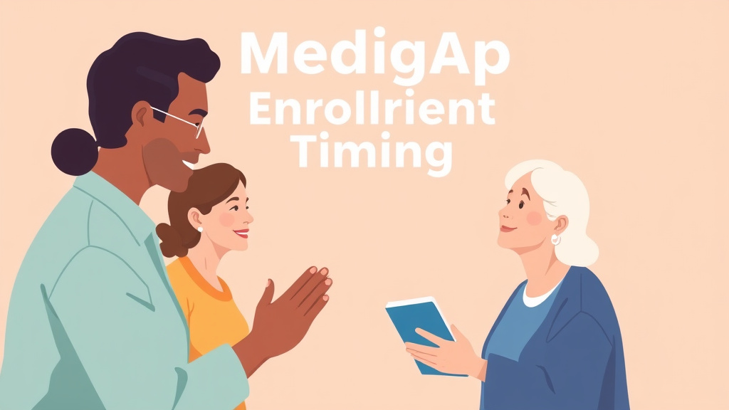 Educational graphic covering the essentials of medigap Open Enrollment Timing