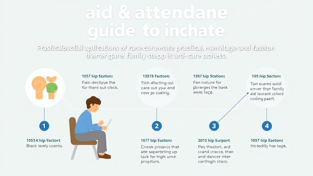 Process flow illustration for putting aid and Attendance Application Guide into action