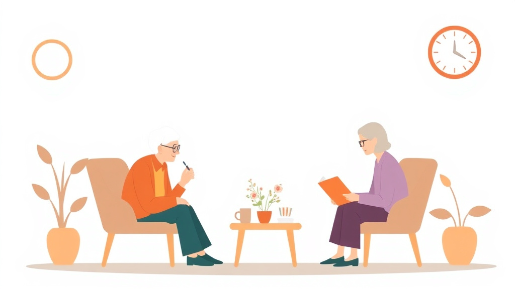 Conceptual diagram showing how bankruptcy Considerations for Elderly works in practice