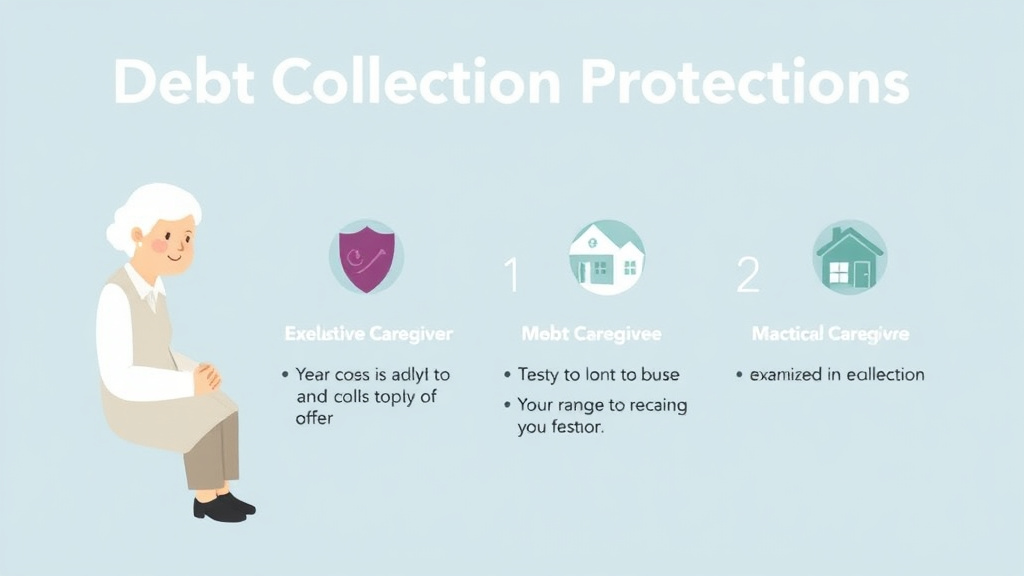 Action-oriented illustration showing how to apply debt Collection Protections Elderly