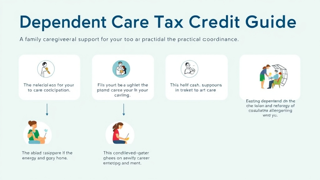 Process flow illustration for putting dependent Care Tax Credit Guide into action