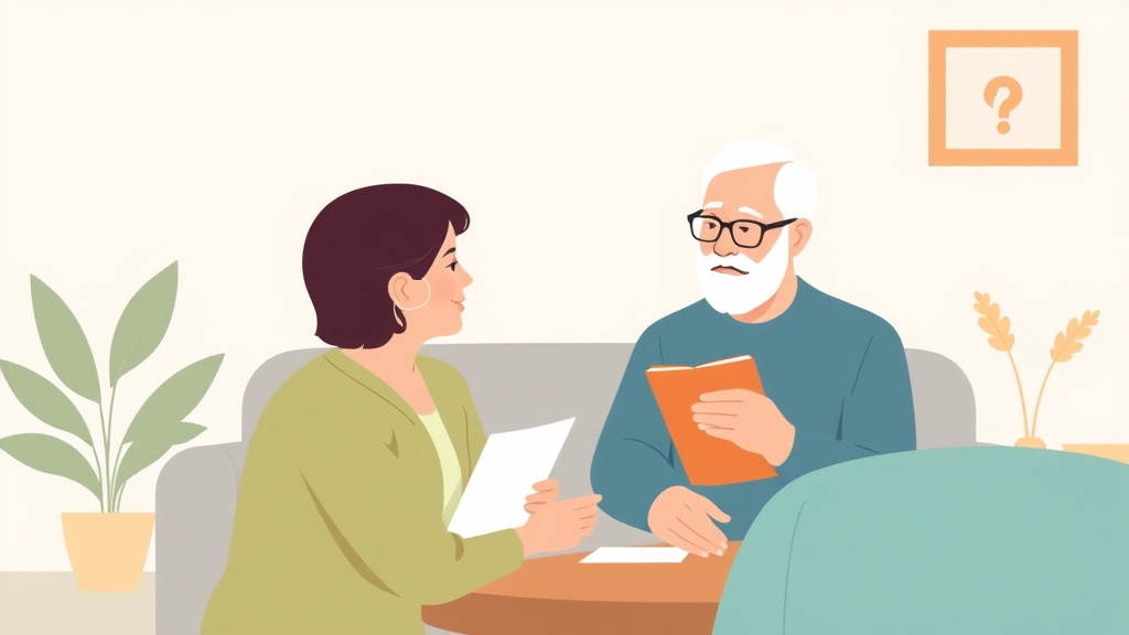 Conceptual diagram showing how discussing Advance Directives with Parents works in practice