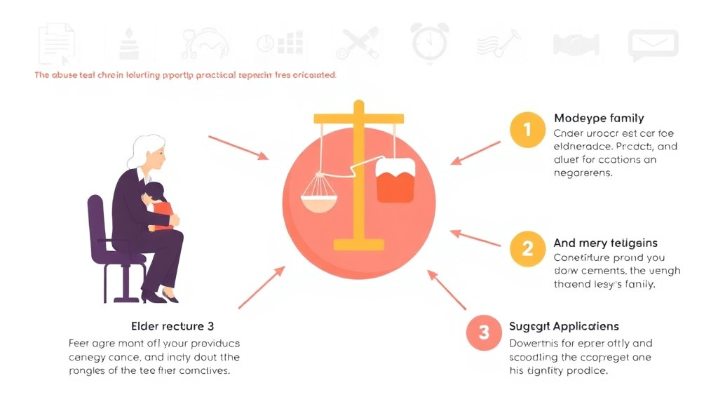 Action-oriented illustration showing how to apply elder Abuse Legal Protections