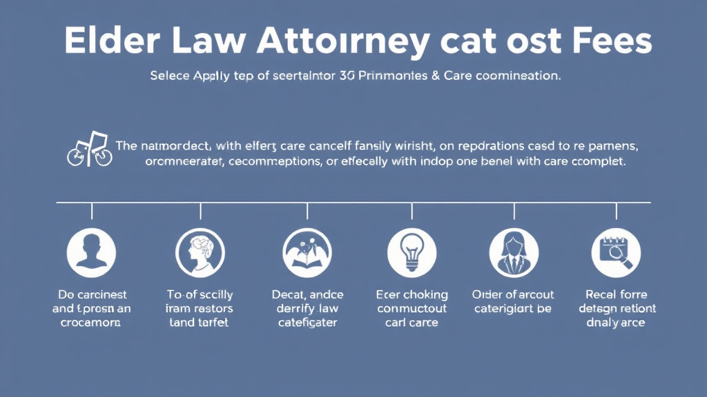Practical checklist visual for elder Law Attorney Costs and Fees