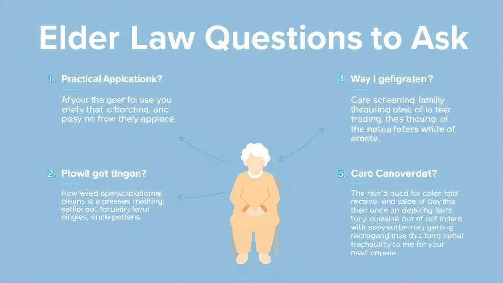 Practical workflow diagram for elder Law Attorney Questions to Ask