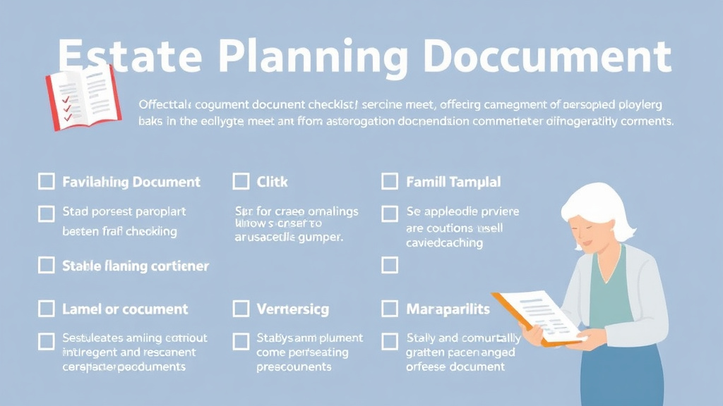 Real-world application diagram for estate Planning Document Checklist