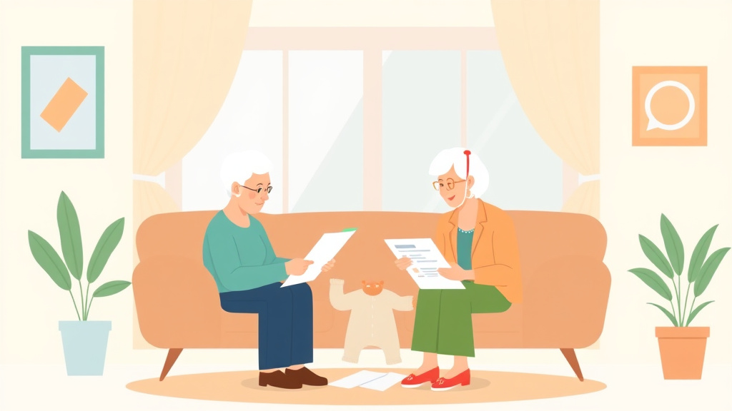 Visual overview of filing Taxes for Elderly Parents with key concepts highlighted