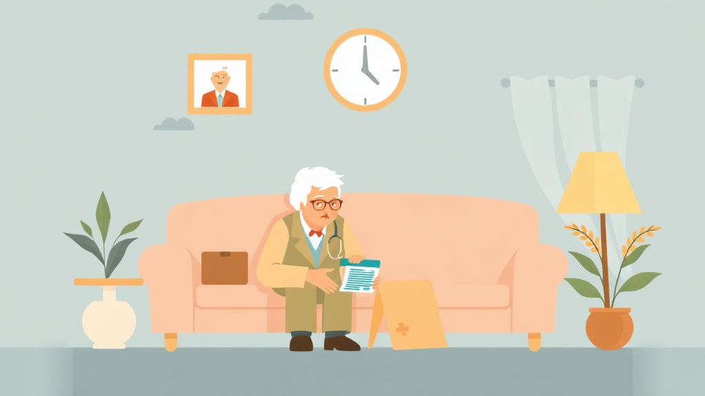 A professional illustration depicting financial Exploitation of Elderly