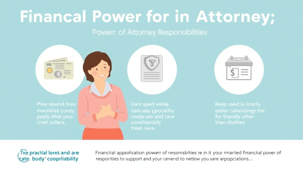 Hands-on guide visualization for financial Power of Attorney Responsibilities